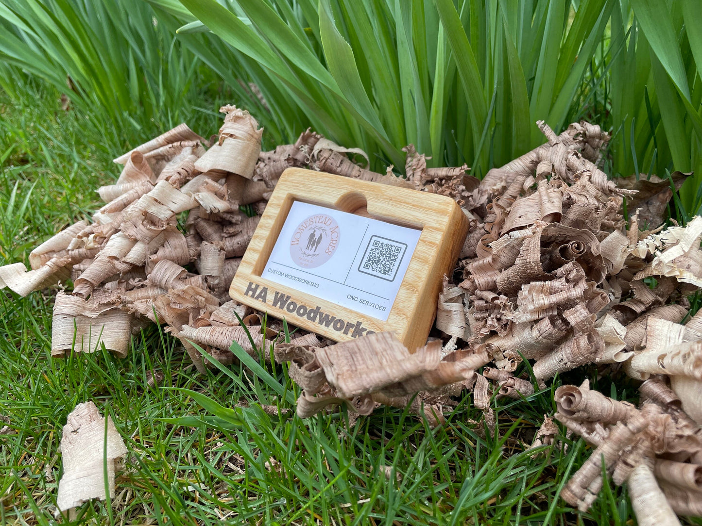 Business Card Holder - Solid Hardwood - Handmade