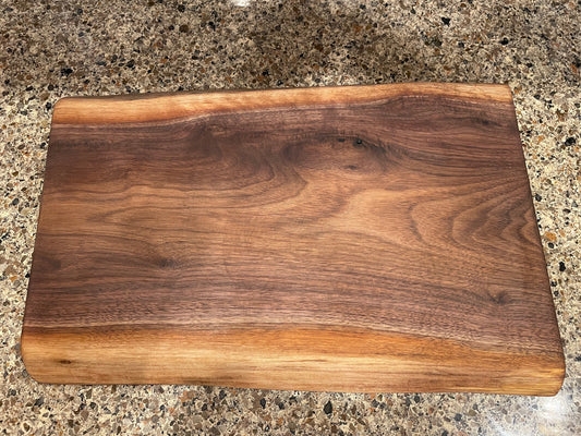 Live Edge Walnut Cutting Board