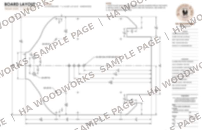 Digital Plans - Ergatta and WaterRower Extra Wide Footboard Upgrade