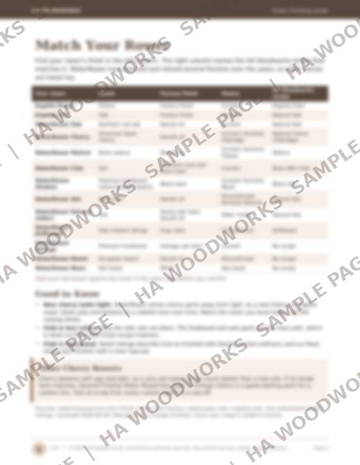 Digital Guide - Ergatta and WaterRower Rower Finishing Guide (Stain and Finish Recipes)